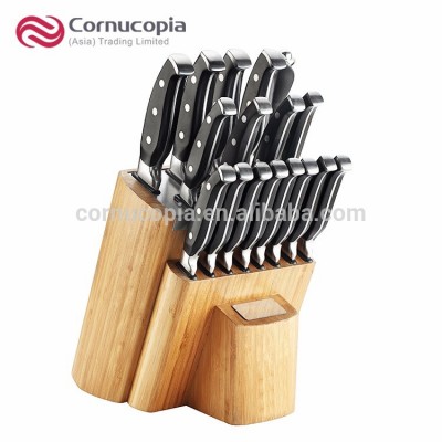 Amazon Hot Sale High Class Stainless Steel 18 PCS Kitchen Knife Set